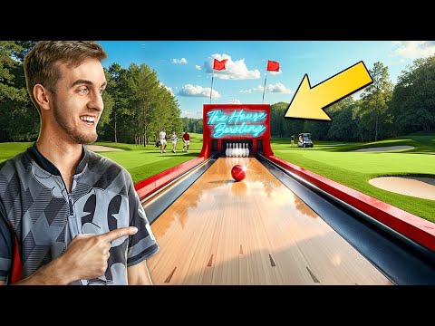 Видео: Строительство дорожки для боулинга на поле для гольфа