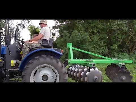 Видео: Дискова борона "Bomet"#farming і ДТЗ 5244 HPX#agriculture 