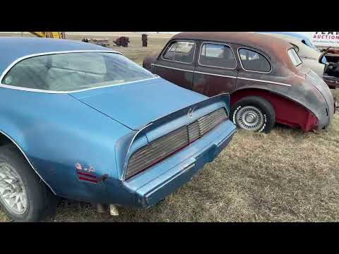 Видео: В поле свалка Американских ретро авто 4K