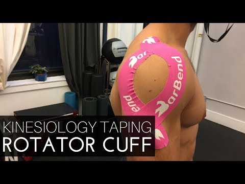 Видео: Кинезиологическое тейпирование вращательной манжеты плеча