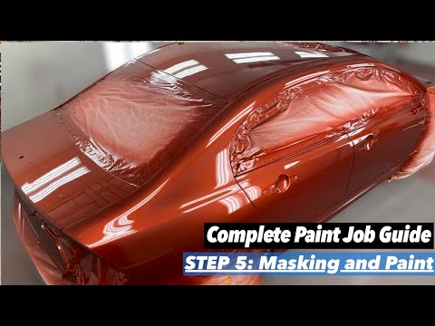Видео: Руководство по покраске автомобиля: Эпизод 5. Маскировка и покраска