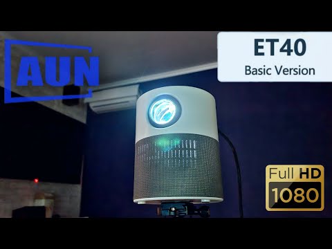 Видео: AUN ET40 BASIC  Обзор и тест LED проектора.