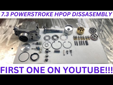 Видео: ПОЛНАЯ РАЗБОРКА ДВИГАТЕЛЯ HPOP POWERSTROKE 7.3