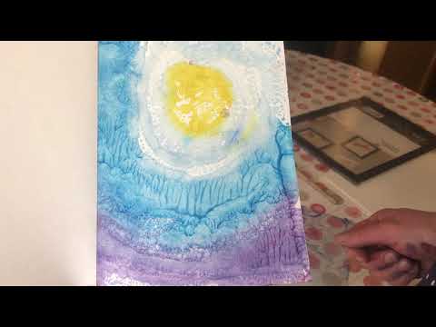 Видео: Монотипия с мылом.