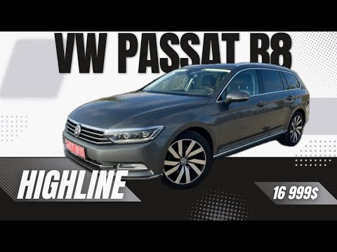 Видео: Volkswagen Passat b8 highline Максимальна комплектація Фольксваген Пасат б8. 068-24-160-42