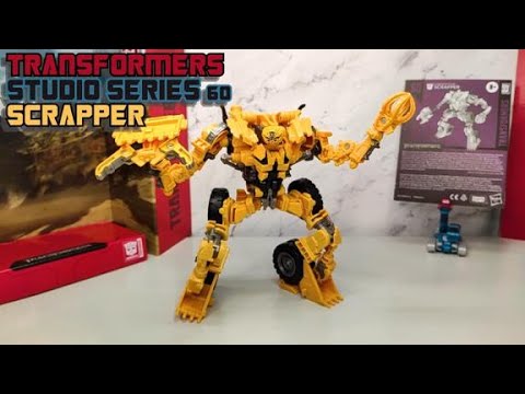 Видео: Скрэппер/Scrapper, трансформер, обзор фигурки, Studio Series 60.