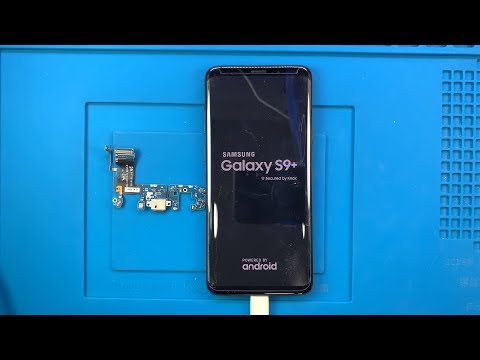 Видео: Замена гнезда для зарядного устройства Samsung Galaxy S9 Plus
