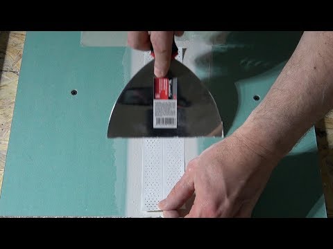 Видео: Лента Кнауф с перфорацией 4 #Эксперименты | Finishing a Drywall