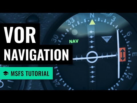Видео: MSFS: Основы навигации VOR в Cessna 152 — Microsoft Flight Simulator