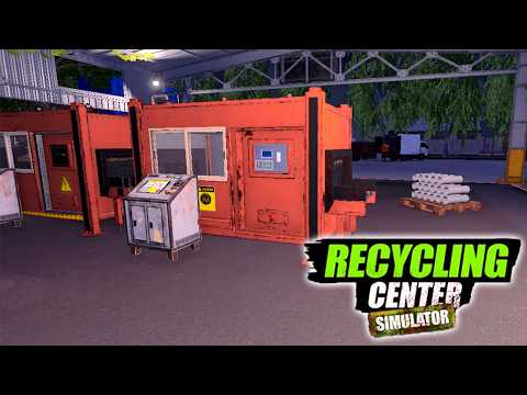 Видео: Первые производственные машины - Recycling Center Simulator #13 Прохождение
