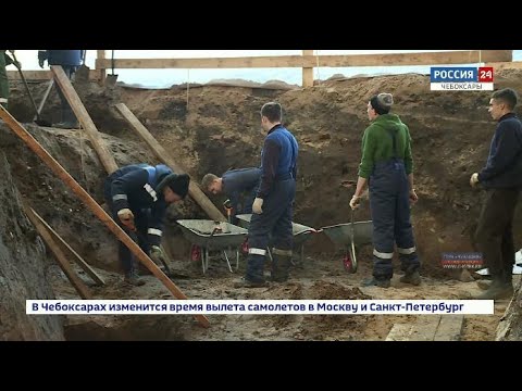 Видео: В центре чебоксарской Красной площади начались археологические раскопки