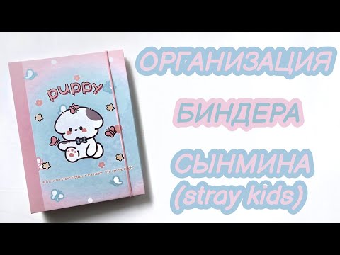 Видео: ОРГАНИЗАЦИЯ БИНДЕРА СЫНМИНА. БИНДЕР STRAY KIDS. KIM SEUNGMIN BINDER.🧡