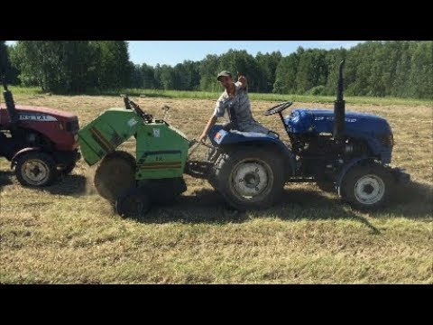 Видео: Суровая работа мини-прессподборщика