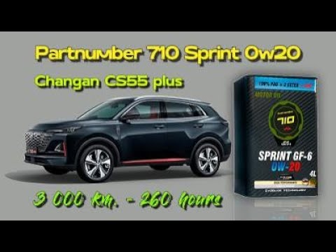 Видео: Partnumber 710 Sprint 0w20 GF-6 (отработка из Changan CS55 plus, 260 моточасов).