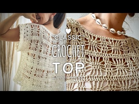 Видео: ВЯЖЕМ ЗА ОДИН ДЕНЬ 🔥 СТИЛЬНЫЙ ТОП КРЮЧКОМ! 🔥 SUPER EASY ELEGANT CROCHET TOP