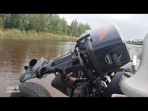 Видео: Спуск лодки ПВХ с грузового прицепа при помощи удлинителей. Такого ещё ни у кого не видел.#VIKING