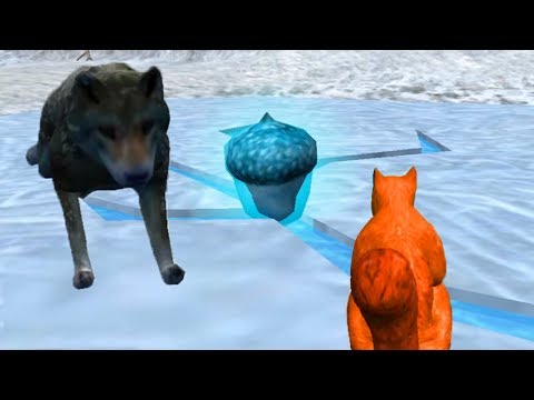 Видео: СИМУЛЯТОР БЕЛКИ #4 ЗИМА НАСТУПИЛА ОХОТИТСЯ ВОЛК в Squirrel Simulator