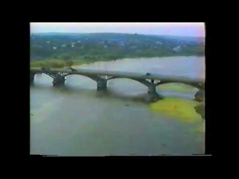 Видео: Вінниця 1990-х років: вид на місто з гелікоптера