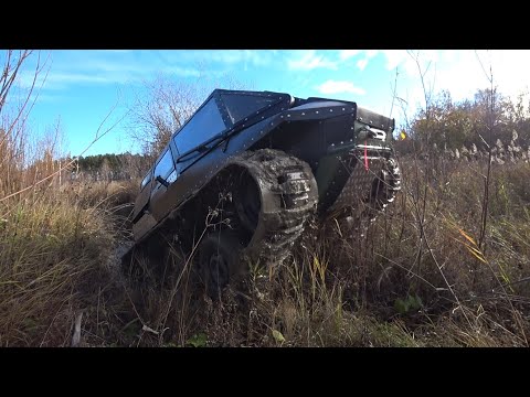 Видео: Испытали Гусеничный вездеход Лайка.
