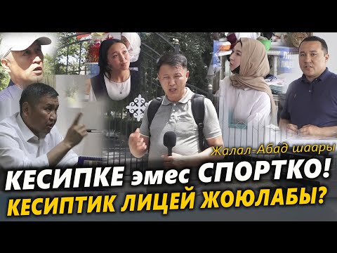 Видео: Талашка түшкөн лицейдин абалы / Кимдерди кызыктырууда? / Жалал-Абад шаары / Улукбек Карыбек уулу