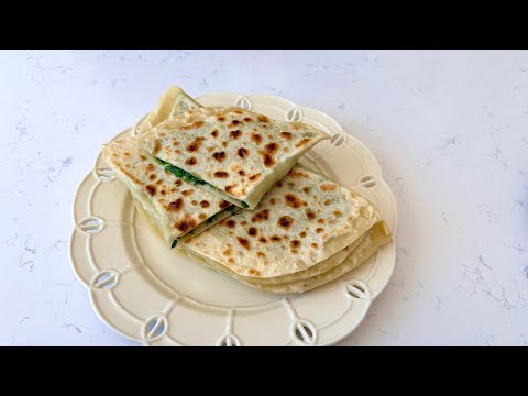 Видео: Кутабы с джусаем. Лепешки с зеленью. Кутабы с зеленью. Kutaby.