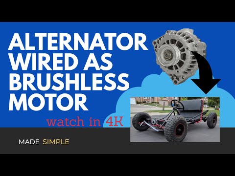 Видео: Переделка генератора в двигатель 4k