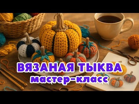 Видео: 🌼ТЫКВА КРЮЧКОМ на ХЕЛЛОУИН 🍁 МАСТЕР КЛАСС /DIY