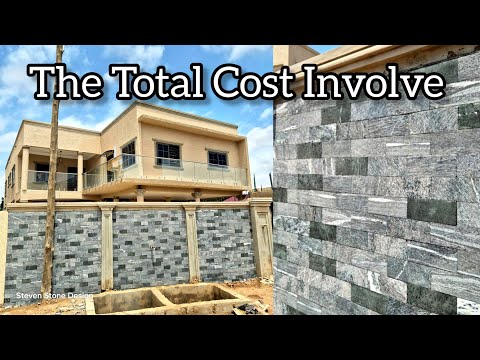 Видео: Удивительный настенный гранитный камень || Дизайн интерьера и экстерьера || здание в Гане 🇬🇭