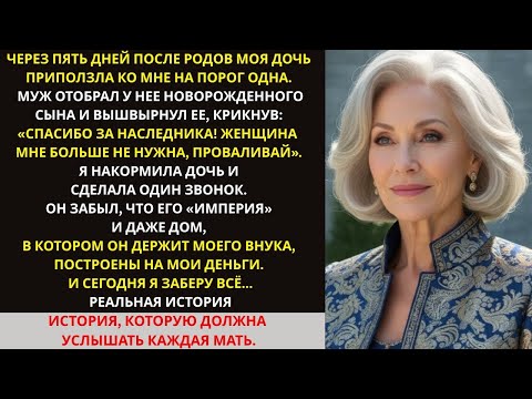 Видео: Дочь приползла ко мне на порог, одна и в слезах. Она прошептала «Муж отобрал сына... и выгнал меня»