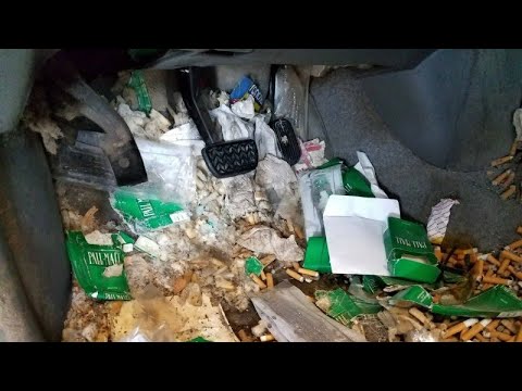 Видео: Audi 100 c3| разбор салона.помыл ковёр,песок с 90х годов