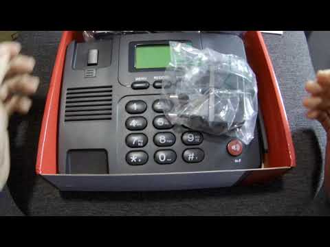 Видео: Sertec P602 - стационарный gsm телефон с записью разговоров