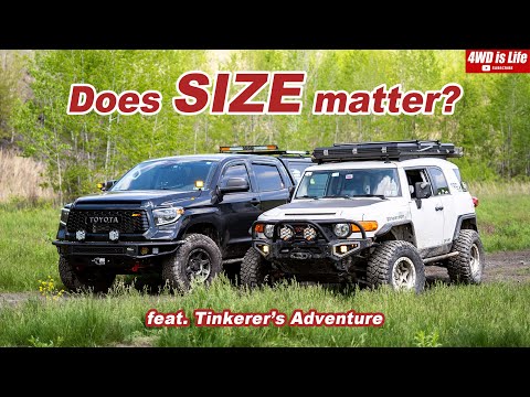 Видео: Toyota Tundra против FJ Cruiser — сравнение на бездорожье