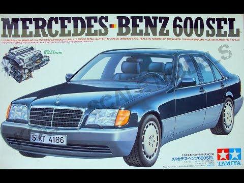 Видео: Обзор Mercedes-Benz 600 SEL Tamiya 1/24 (сборные модели)