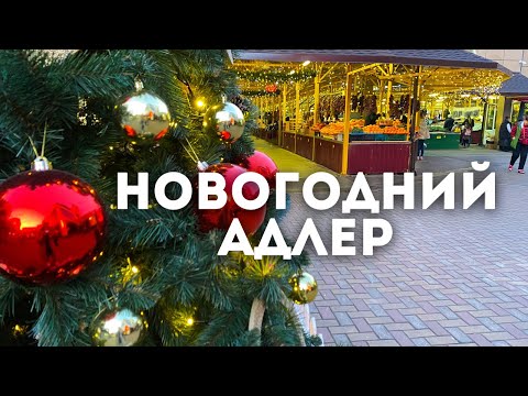 Видео: Новогодний Адлер | Зимовка в Сочи