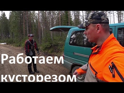 Видео: РАБОЧИЙ ДЕНЬ С УТРА ДО НОЧИ /кусторез Husqvarna 555/  и СТАРЫЙ БИДОН