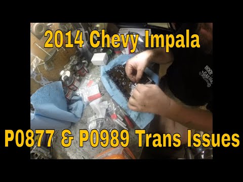 Видео: Проблемы с трансмиссией Impala P0877, P0989 2014 года