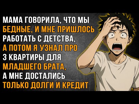 Видео: Мама Внушала Мне, что Мы бедные, но Прятала 3 квартиры для брата, А На Меня повесила Долги
