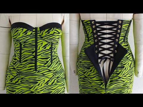 Видео: КАК СШИТЬ ВСТРОЕННЫЙ КОРСЕТ