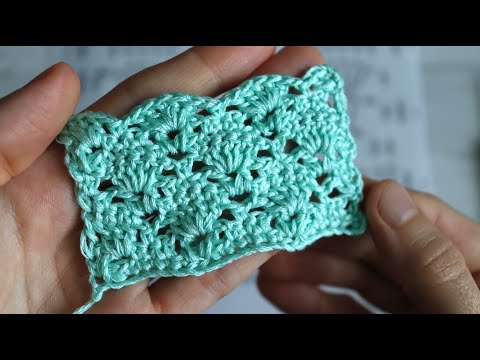 Видео: Нашла ИНТЕРЕСНЫЙ узор крючком для пуловеров и кардиганов. Показываю, как вязать