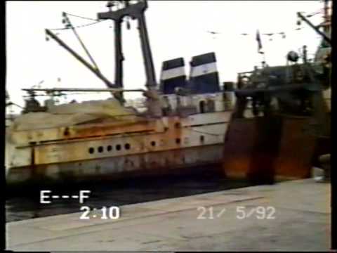 Видео: порт Las Palmas место стоянки судов рыбного флота СССР