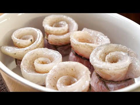 Видео: Рыбные рулетики