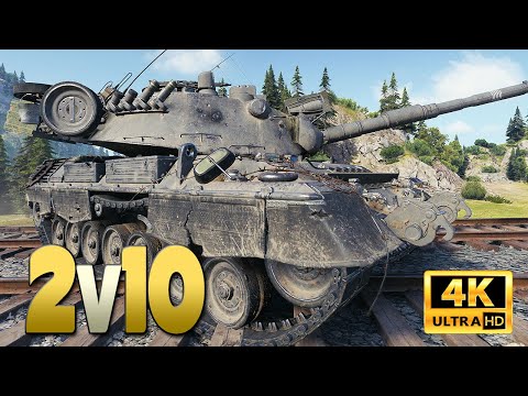 Видео: «Леопард 1»: финал боя 2 против 10 - World of Tanks