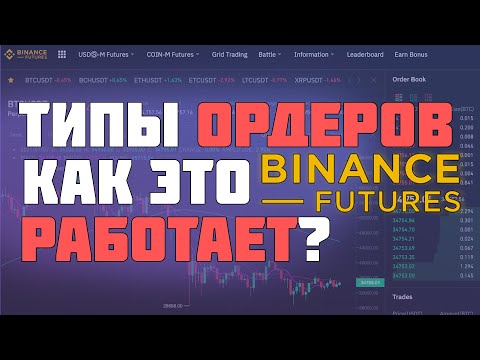 Видео: Типы ордеров на Binance futures и как их ставить? Limit, Stop Limit, Market, Trailing, Post only