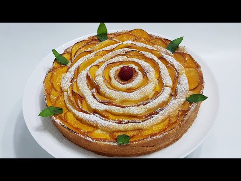 Видео: ПИРОГ ПЕРСИКОВЫЙ с ЗАВАРНЫМ КРЕМОМ ( peach pie with custard )