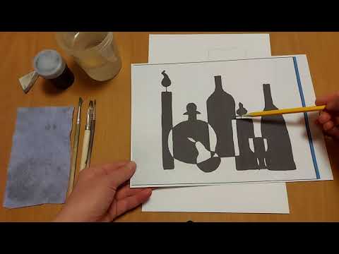 Видео: Основы рисования. Силуэт. Пятно.