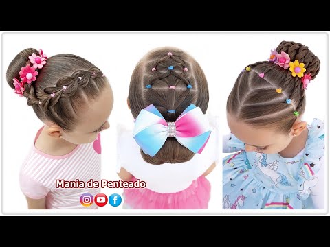 Видео: Простые прически с пучками для маленьких девочек 🥰 | Простые прически с пучками для маленьких дев...
