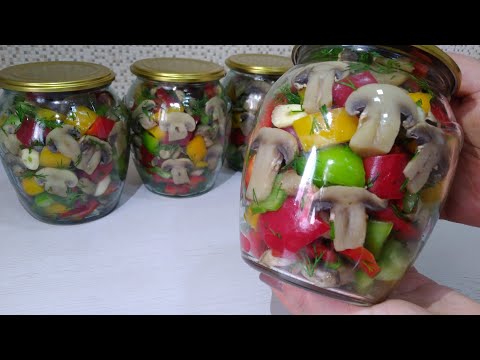 Видео: САЛАТ КАК СВЕЖИЙ ! Готовлю тазами все равно Мало ! СЕКРЕТ хранения| #грибнойсалат