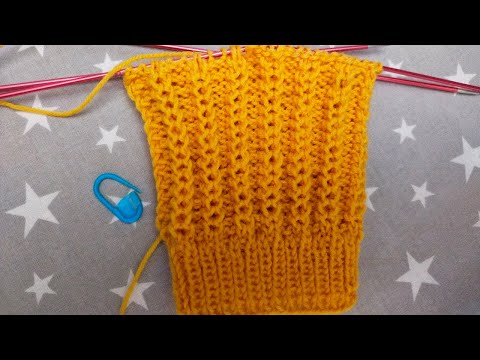 Видео: 💥Смотрите какой узор, два ряда узора и у Вас красивые носочки, шапочка.
