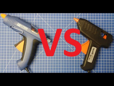 Видео: Клеевой пистолет Dexter 200W из ЛМ VS Sparta 80W обзор, сравнение...