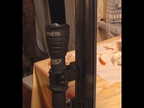 Видео: Как вешать подствольный фонарь,  выносная кнопка, крепления